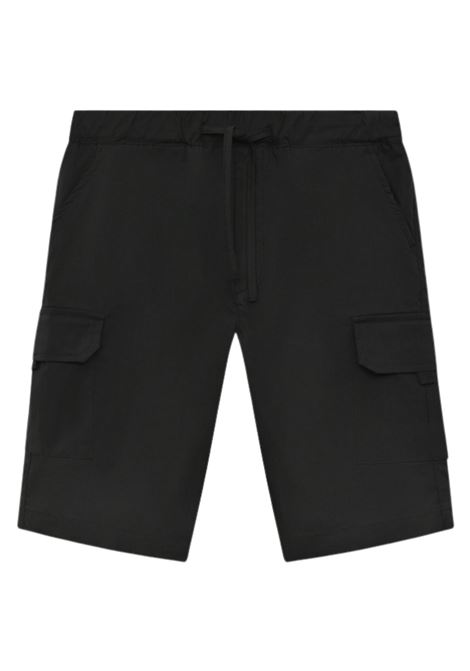 Black cotton Bermuda shorts for children Paolo Pecora | PP3298/SUNERO